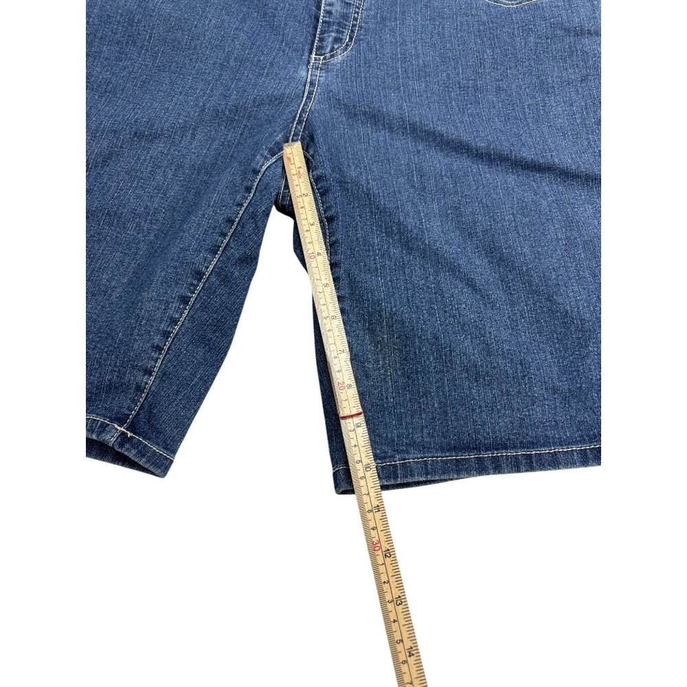 Womens Faded Glory Denim Bermuda Shorts Size 14 - Picture 5 of 10